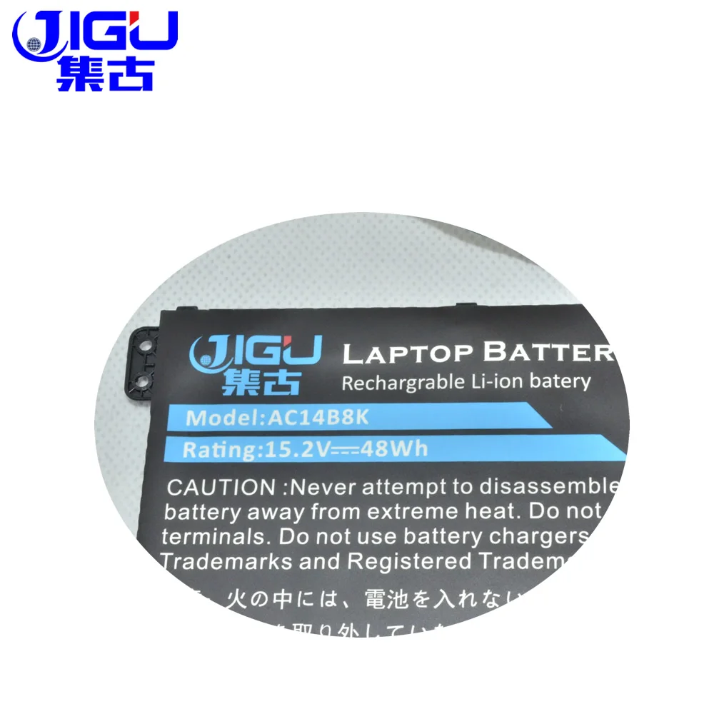 Аккумулятор JIGU для ноутбука AC14B8K MS2392 NE512 15 2 в ACER 1 5 2|Аккумуляторы ноутбуков| |