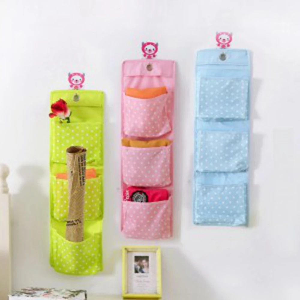 Для детей 2 3 4 карманов точек Водонепроницаемый Ткань Оксфорд Дверь задняя стенка