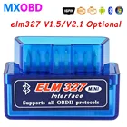 Автомобильный диагностический сканер Elm327, Bluetooth V1.5 V2.1 Obd2 устройство чтения кодов