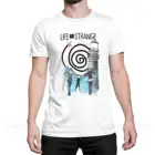 Новое поступление, футболка с надписью Life Is странная таинственная игра Max caulfieldновое поступление, дизайнерская рубашка с надписью Partner In Time, хлопковые мужские футболки с круглым вырезом