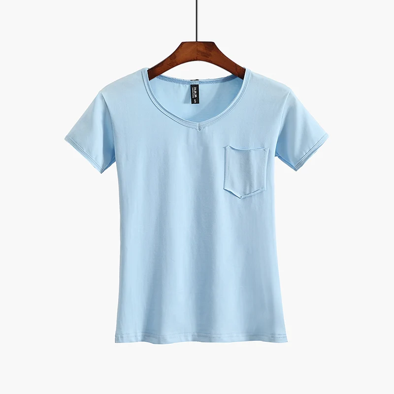 

T Shirt blue Women Ladies Top Tee Shirt Summer Clothing