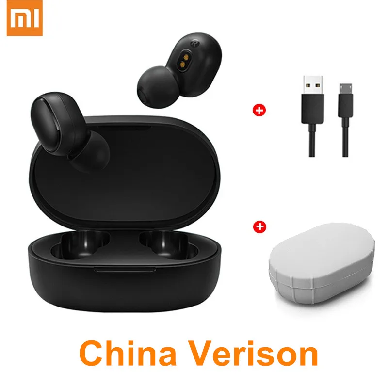 China 7 Xiaomi Redmi Airdots беспроводные наушники Голосовое управление TWS 5,0 Bluetooth наушники оригинальные Xiaomi наушники Контрольный динамик - Цвет: China 7