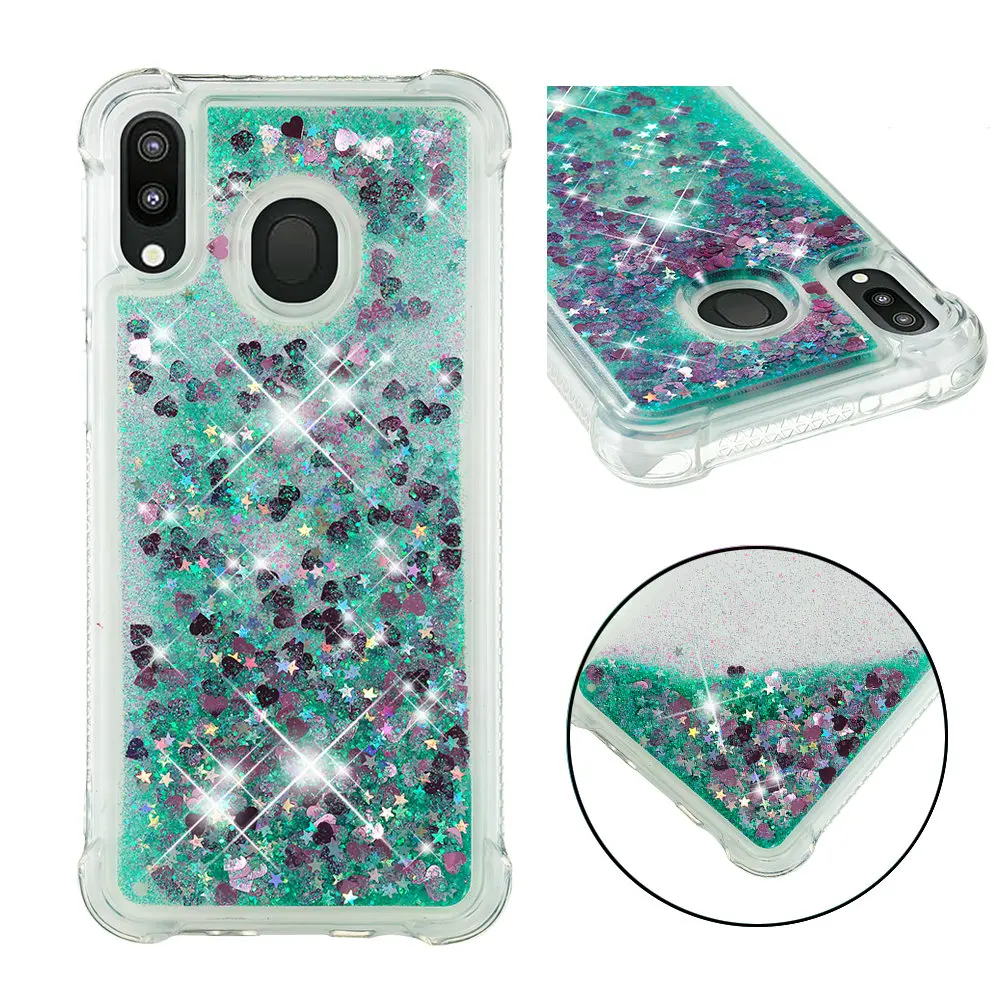 Шикарный роскошный чехол с зыбучим песком для Samsung Galaxy A10 A20 A30 A40 A50 A70 M10 M20 M30 A7 2018 A20E