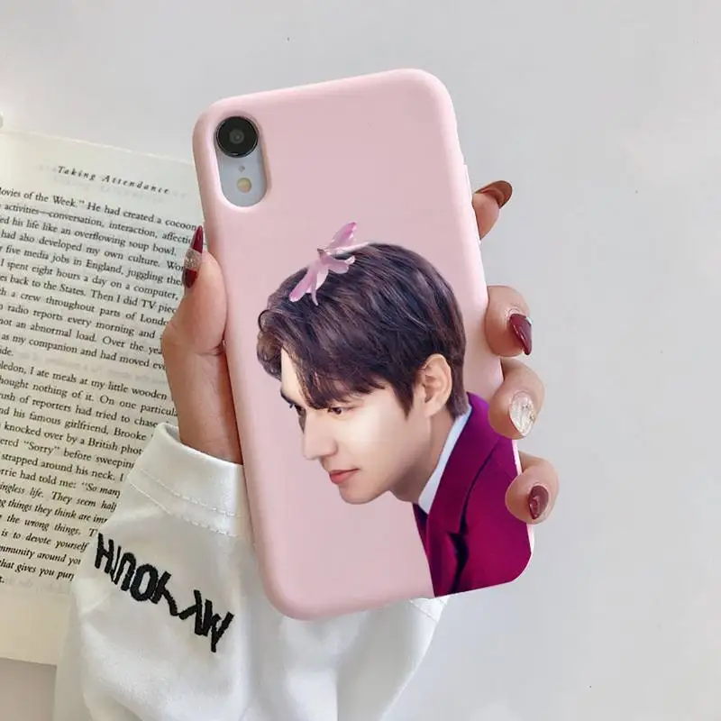 

Lee Min Ho Phone Case Phone Case For iphone 11 Pro Max X XS Max XR Solid Candy Color Shell For iPhone 7 8 6 6S Plus