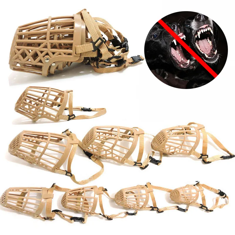 

Dog Mouth Anti-Bite Mask 6 Size Back Bandage Puppy Large Cover Prevent Eating Indiscriminately Sturdy Pet Supplies Dropshipping
