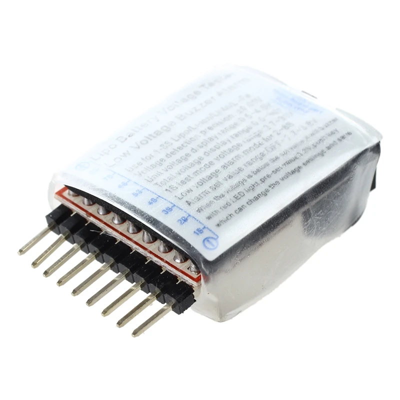 

Hot 1S-8S Lipo Battery Low Voltage Tester Test VOLTMETRE test monitor Buzzer alarm indicator
