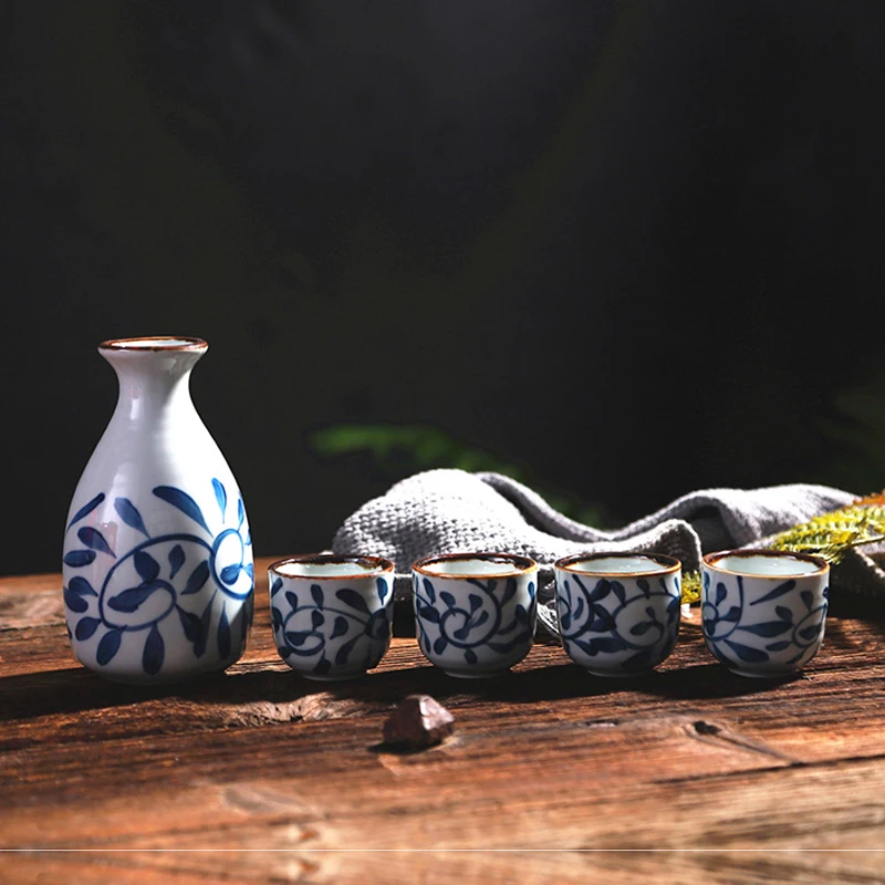 Высококачественные керамические s чаши для Саке кувшин Япония один горшок из