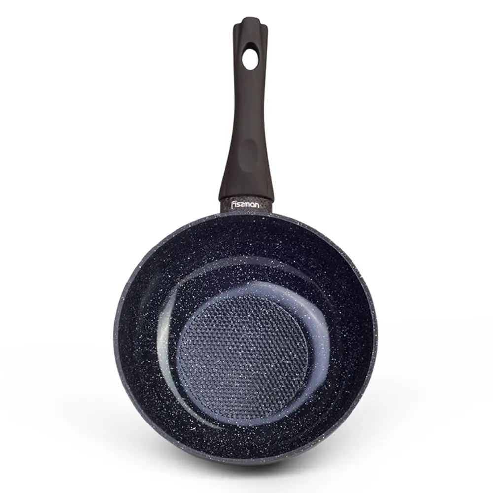 Фисман черное Мраморное керамическое покрытие антипригарная алюминиевая