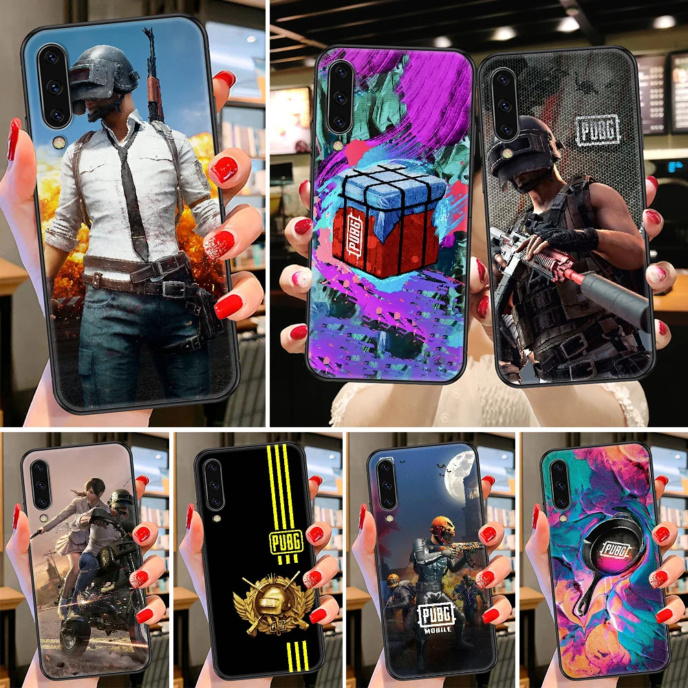 

Pubg Game Phone case For Samsung Galaxy A 3 5 7 8 10 20 21 30 40 50 51 70 71 E S 2016 2018 4G black tpu back luxury Etui