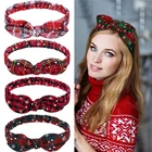 Рождественская повязка на голову, сетчатые повязки для волос для женщин, девочек, детей, Рождественское украшение, рождественский подарок, Рождество, Новый год 2022