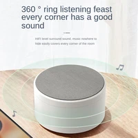 2021 mini cloth art bluetooth speaker wireless home outdoor charging portable sound subwoofer creativity