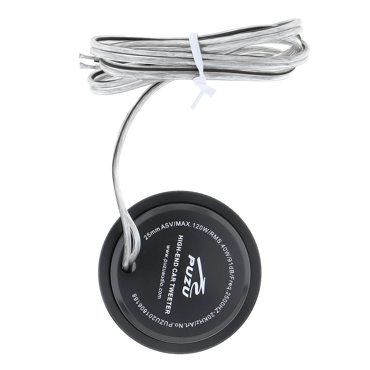 2 шт. 120 Вт черный алюминиевый корпус Прозрачная Шелковая стрейч-пленка Hifi динамик