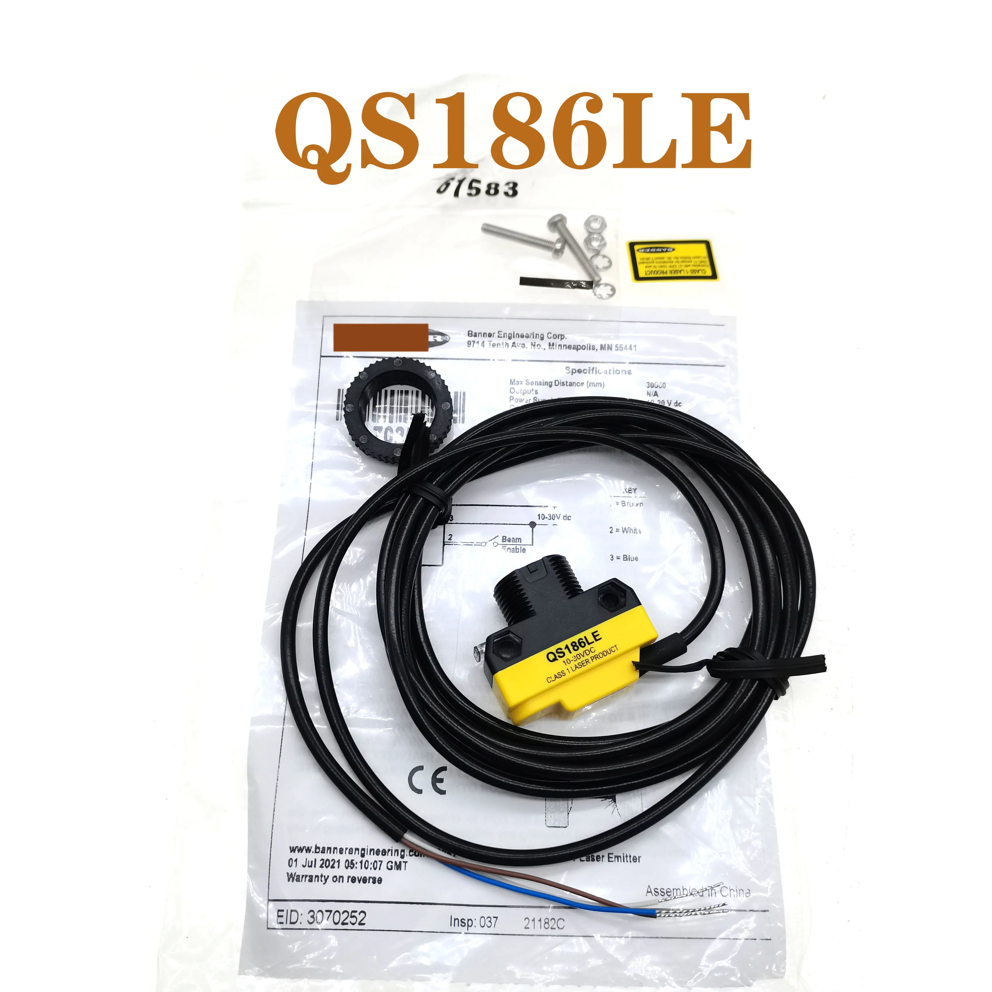 QS186LE + QS18VP6R QS186LE + QS18VN6R новый лазерный луч фотоэлектрический переключатель