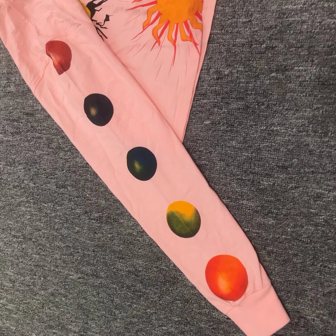 

Kanye West New Album Wyoming Gold Letter Printed Women Men Long Sleeve T shirt Hiphop Streetwear Short Style T shirt