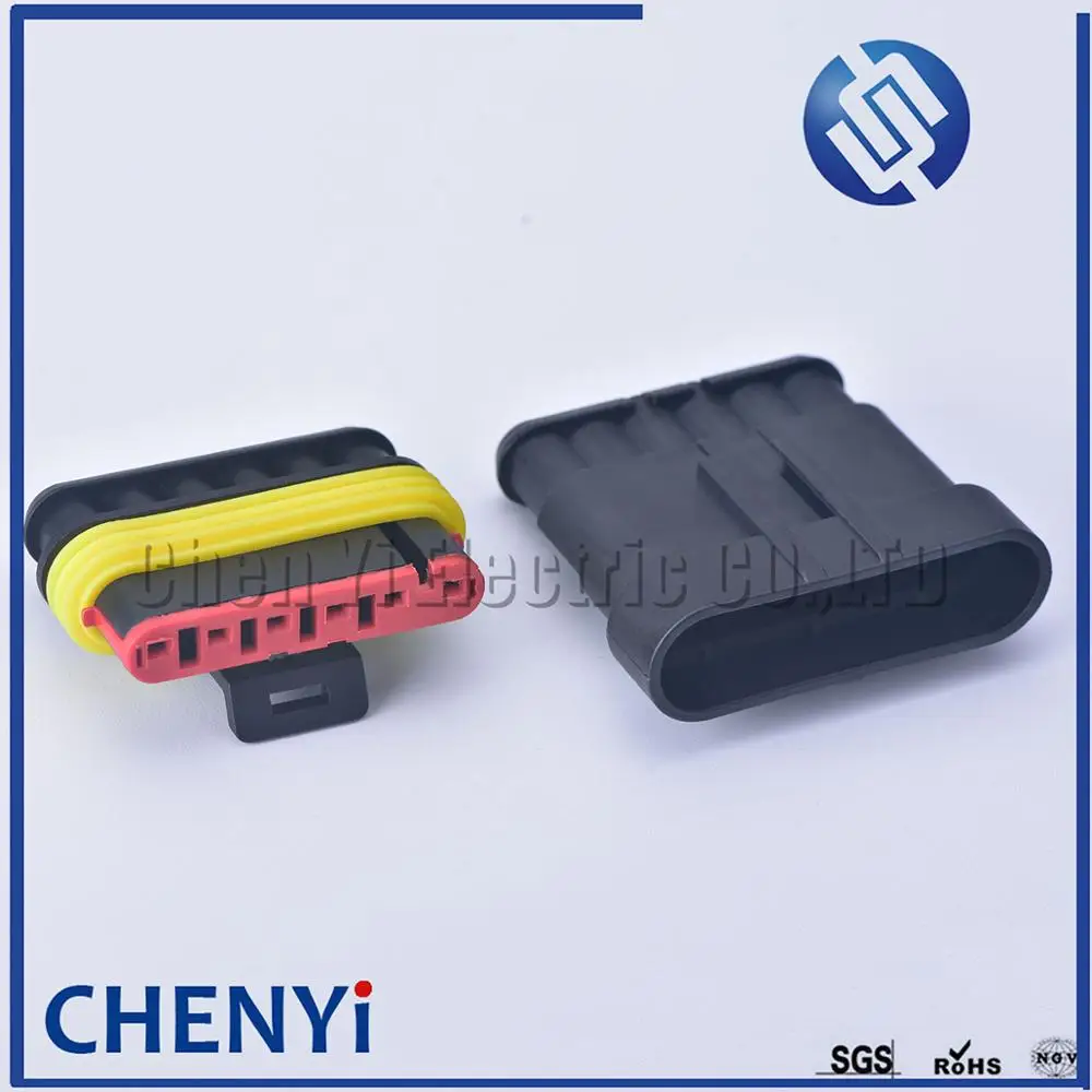 2 комплекта 6 Pin TE Tyco AMP мужской женский Авто провод водонепроницаемый разъем superseal