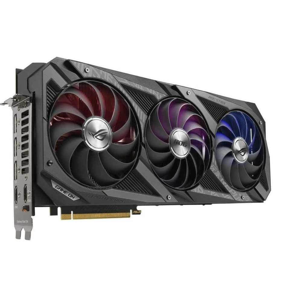 Видеокарта ASUS ROG-STRIX-RTX3080-O10G-V2-GAMING 10GB GDDR6X 320bit 2xHDMI 3xDP LHR (ROG-STRIX-RTX3080-O10G-V2-GAMING) - купить по