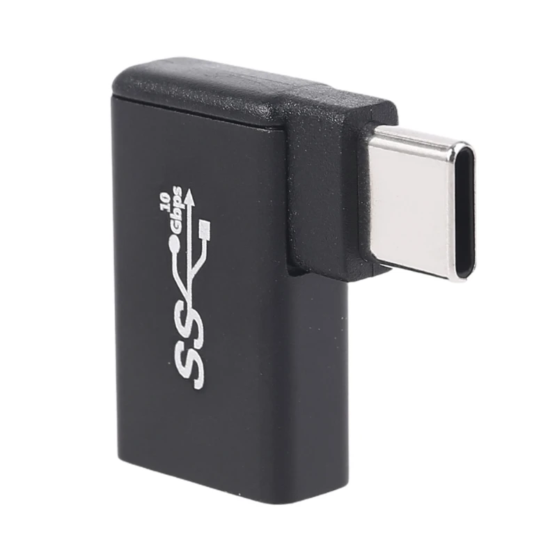 Алюминиевый адаптер USB C на 3 0 Переходник A мама 90 градусов 1 Type папа для планшетов флэш накопителей