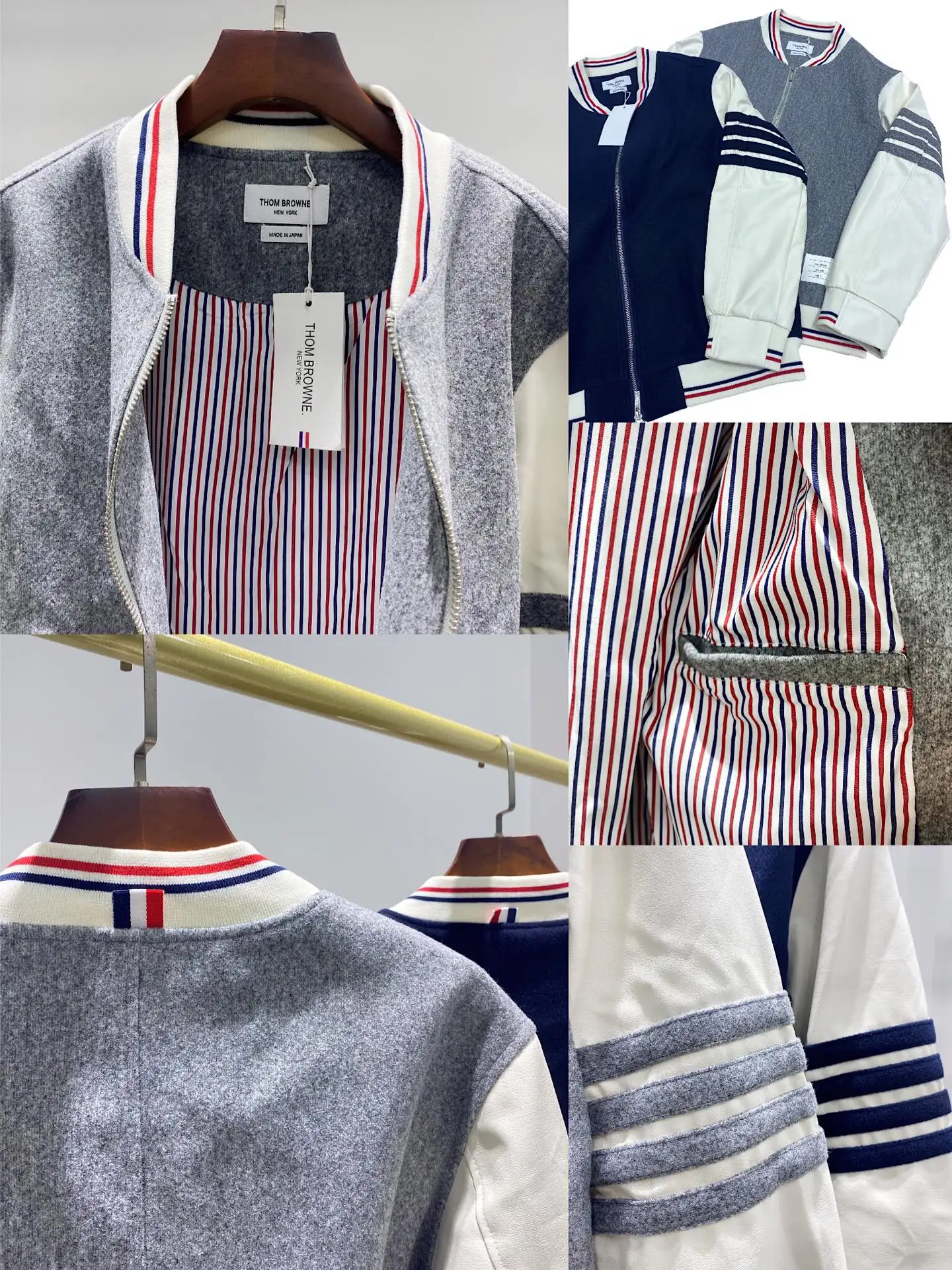 2021 новый стиль TB Thom limited студенческий повседневное вышитое четырехбальное пальто