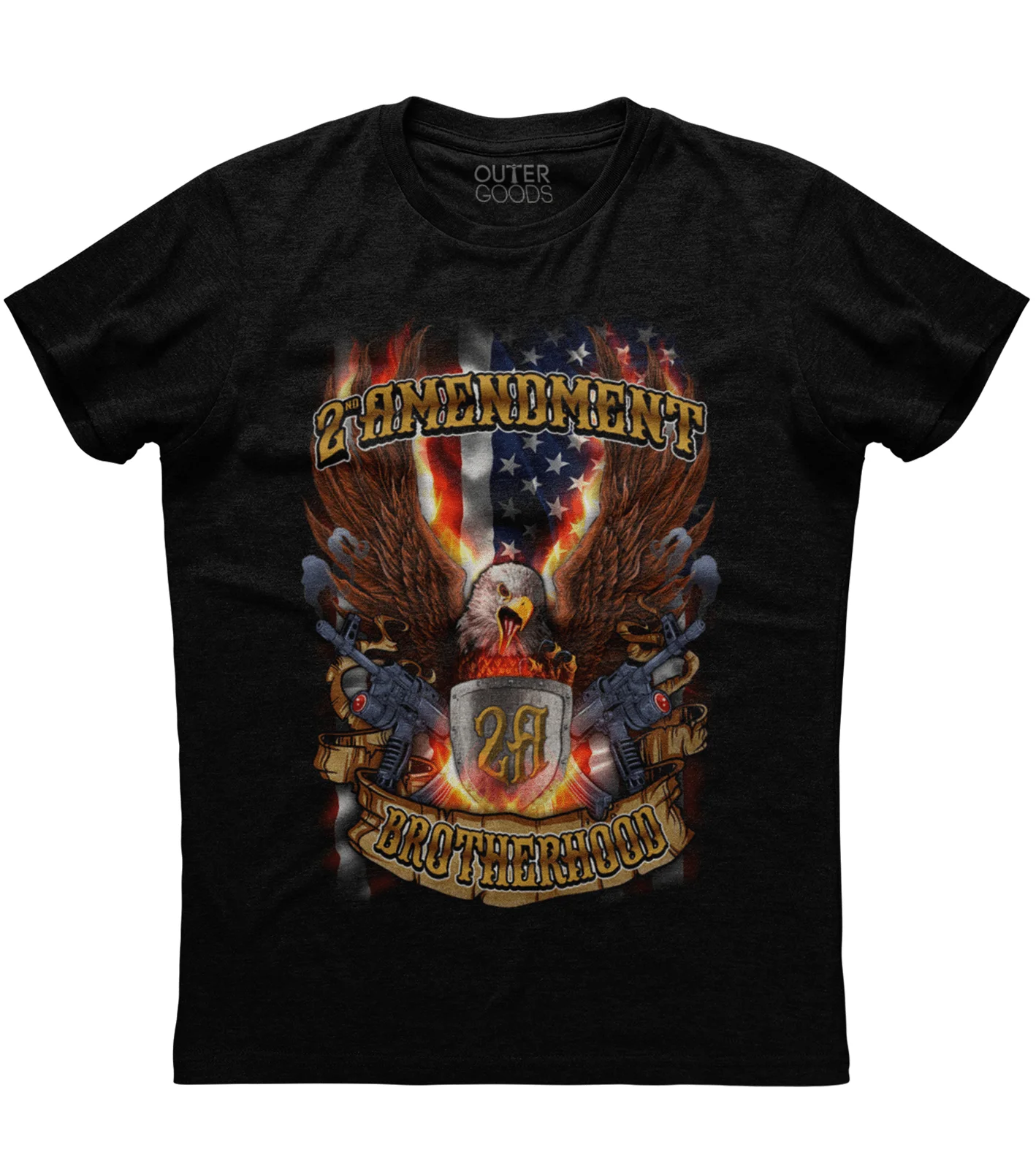 2nd поправка братьев американский флаг с орлом Отечественной черная