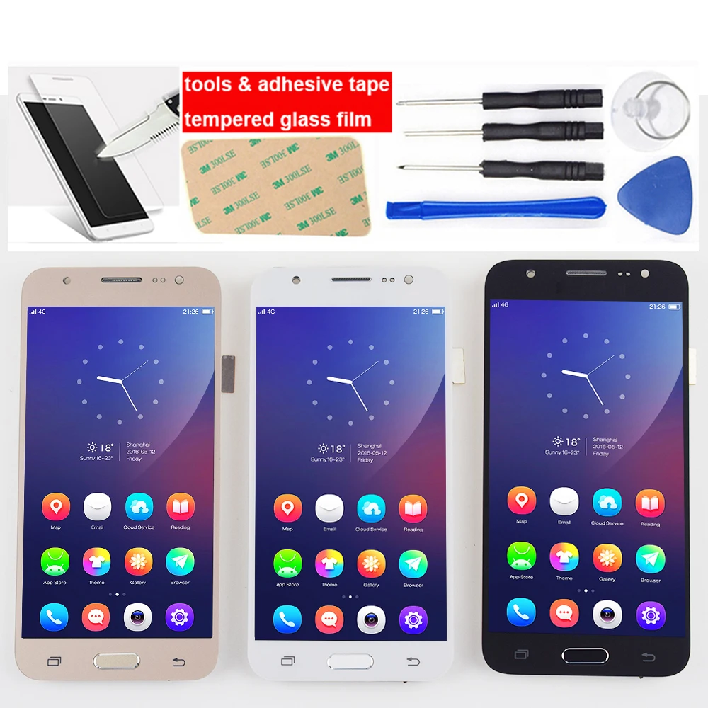 Для Samsung Galaxy J5 2015 j500 J500G J500YM J500F ЖК дисплей сенсорный экран дигитайзер запасная