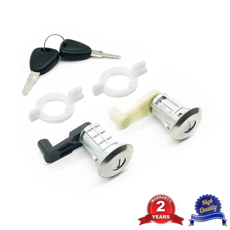 Набор цилиндров левого и правого автомобильного дверного замка для Renault Clio Megane