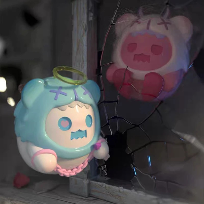 ShinWoo-figura de acci&oacute;n de la serie Love and Death, modelo Original, oso fantasma, caja sorpresa, regalo-2