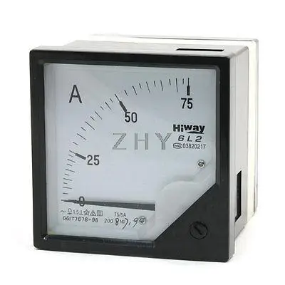 Class 1.5 Accuracy Current Testing AC Ammeter Panel Meter 0-75A | Обустройство дома