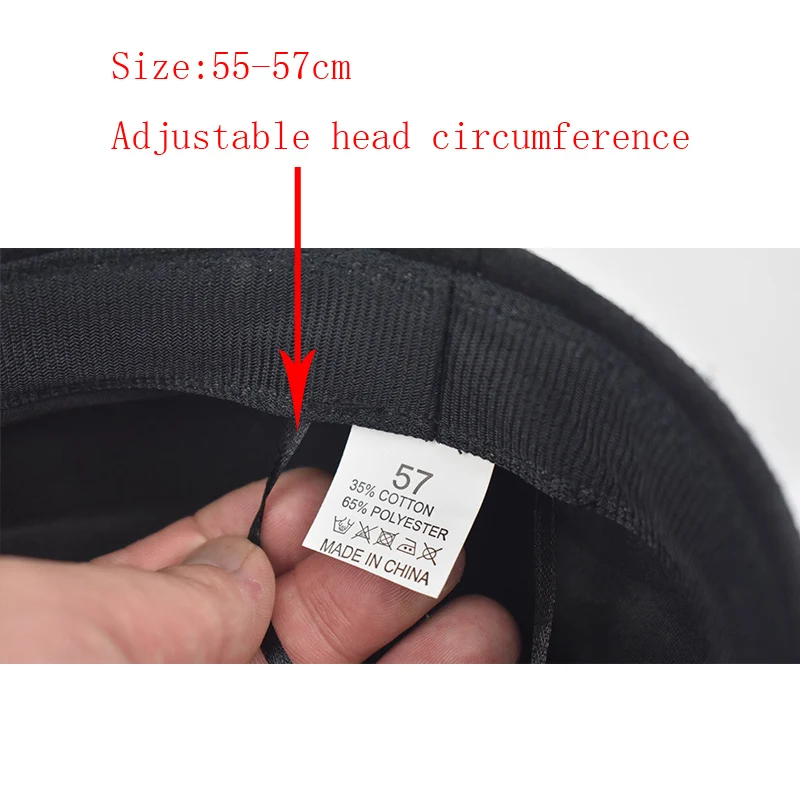 Осенне зимняя женская шерстяная восьмиугольная шапка с цепочкой винтажные