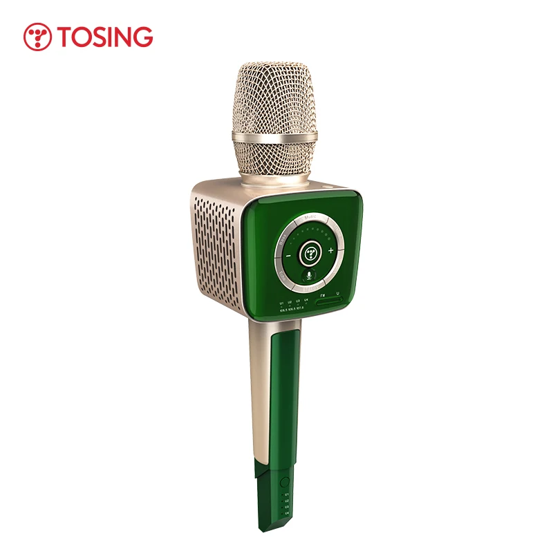 Микрофон Tosing V1 для смартфона HIFI bluetooth/FM/UHF /EOV/AUX IN/наушники Ручной беспроводной