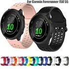 Силиконовый ремешок для часов, 20 мм, для Garmin Forerunner 158, 55, 645, 245, 245 м, Vivoactive 3