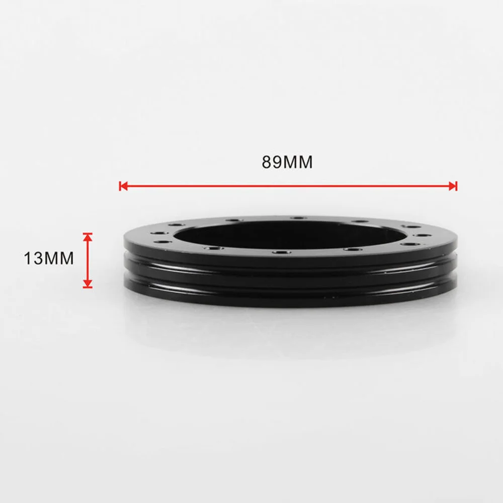 

Car Steering Wheel Gasket Auto Black Aluminum Alloy Accessories Interior