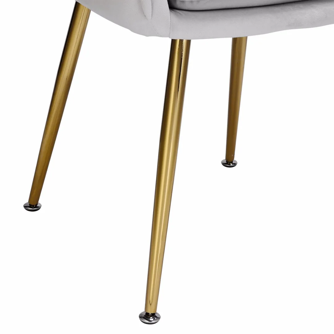 Европейский Стильный обеденный стул Бархатная подушка для макияжа современный