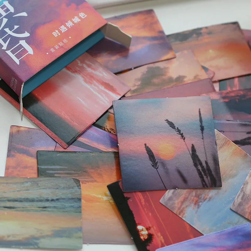 Набор стикеров для скрапбукинга 45 штук в штучной упаковке | Канцтовары офиса и