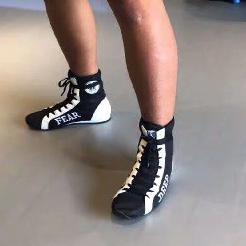 Новые тренировочные туфли для Реслинга Для мужчин светильник Вес F ing боксерские