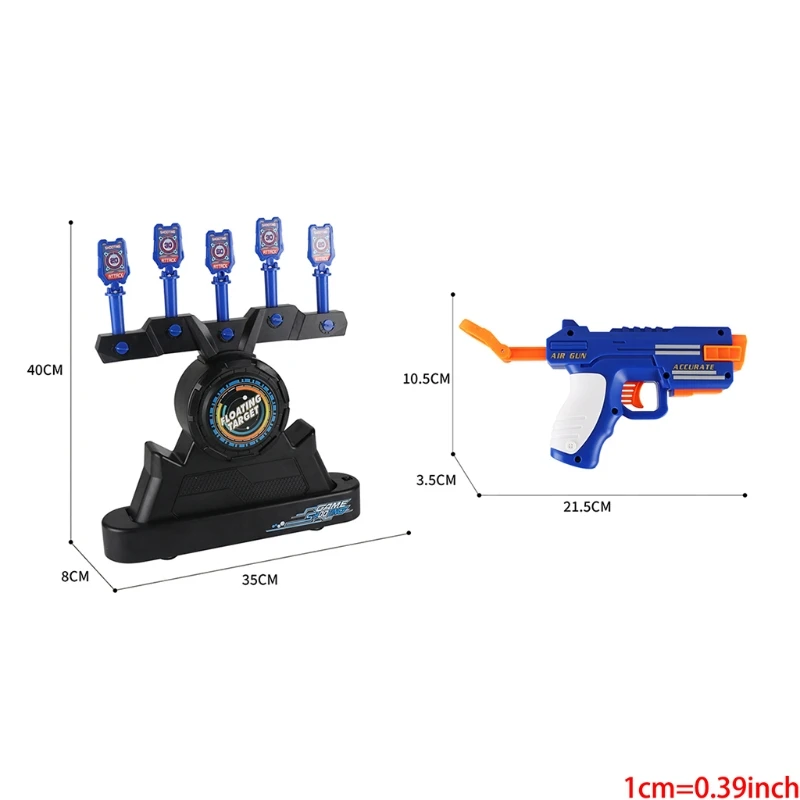 

Electric Shooting Game Electric Shooting with Soft Bullet Toy Gun, 10 Floating Ball Targets, And So On