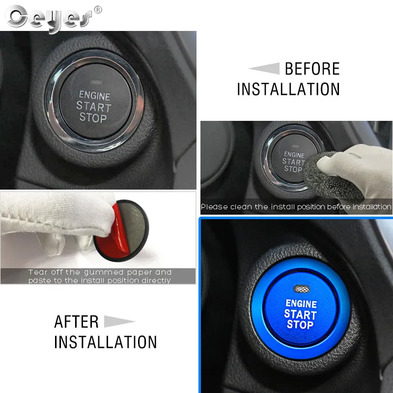 Стайлинг автомобиля для Subaru BRZ Impreza XV Forester Outback Legacy кнопка запуска и остановки