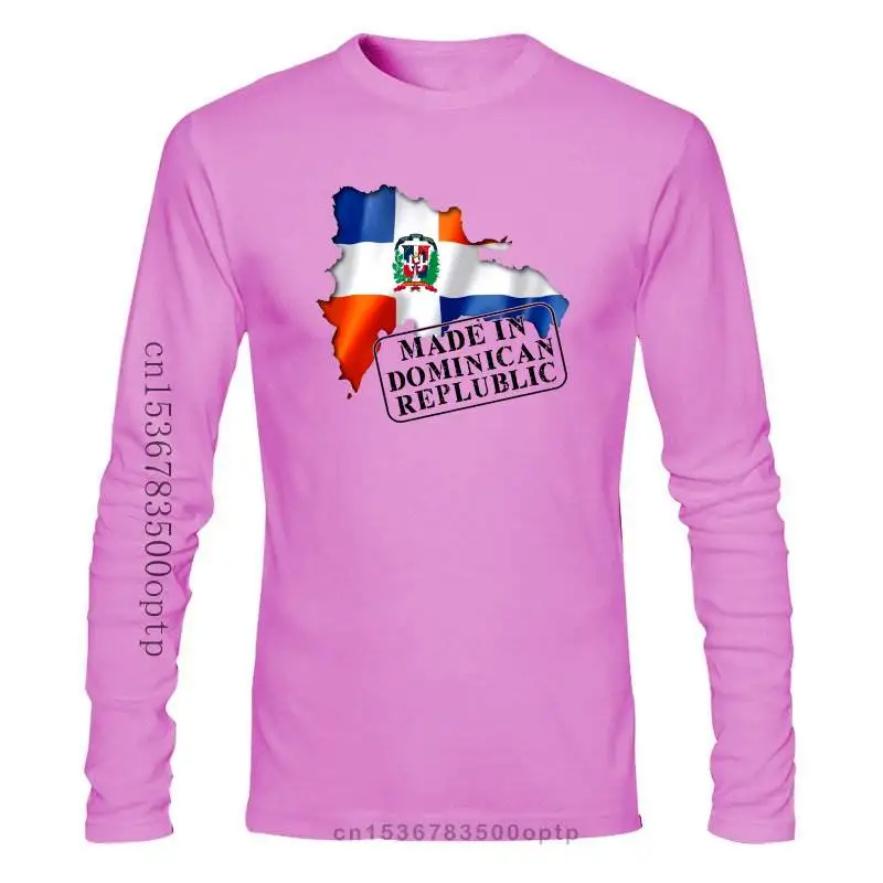 

New Made in Dominican Republic - Flag and map - Mens T Shirt 2021 Fashion Cool Casual T Shirts