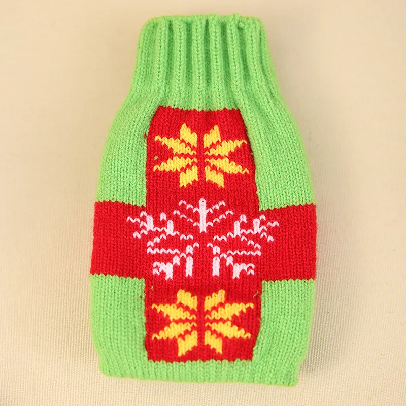 Рождественский пивной свитер на бутылку чехол мешок мультфильм Лось дерево