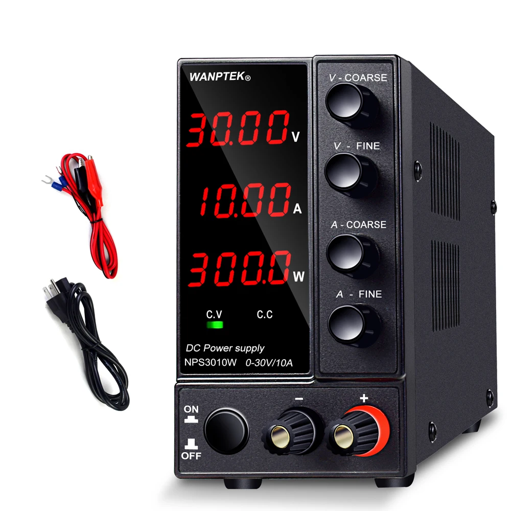 

30V 10A dc power supply adjustable 4 Digit display Mini laboratory power supply voltage regulator variable bench source nps3010w