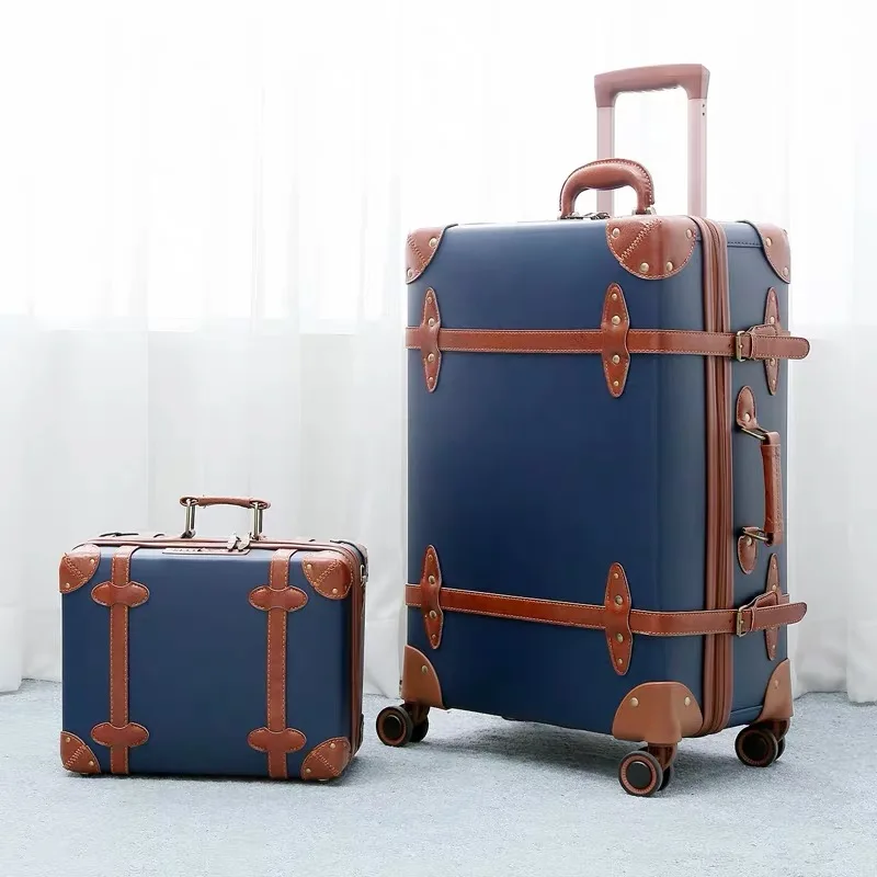 Travel tale 2" 24" 2" 28" дюймов для женщин на вращающихся колесиках путешествия мужские шорты для купания сумка чемодан набор в коробке в винтажном стиле тележки для багажа на колесах - Цвет: smallbag and luggage