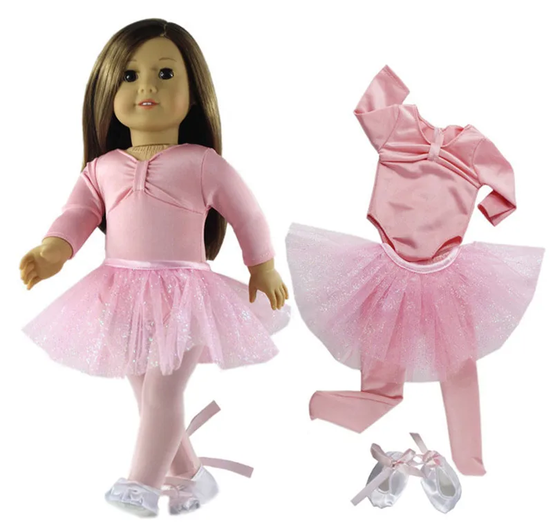 

Hot Sell Tutu Ballet Skirts/Outfit Doll Clothes for 18'' inch American Doll Many Style for Choice