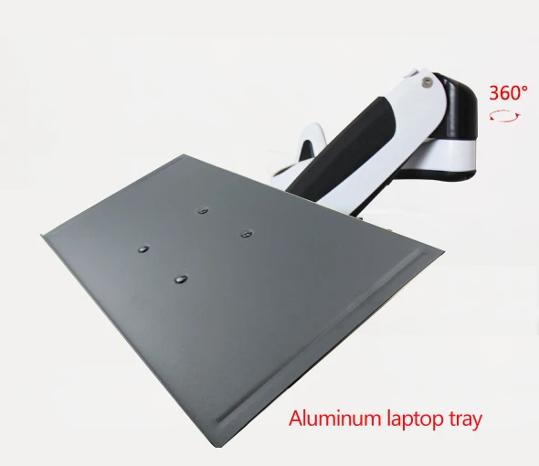 DL-GM112W-LP5 DL-GM112W-LP 1"-15,6" Воздушная газовая стойка 0-8 кг с лотком для ноутбука настенная подставка с полным движением подставка для ноутбука - Цвет: DL-GM112W-LP5
