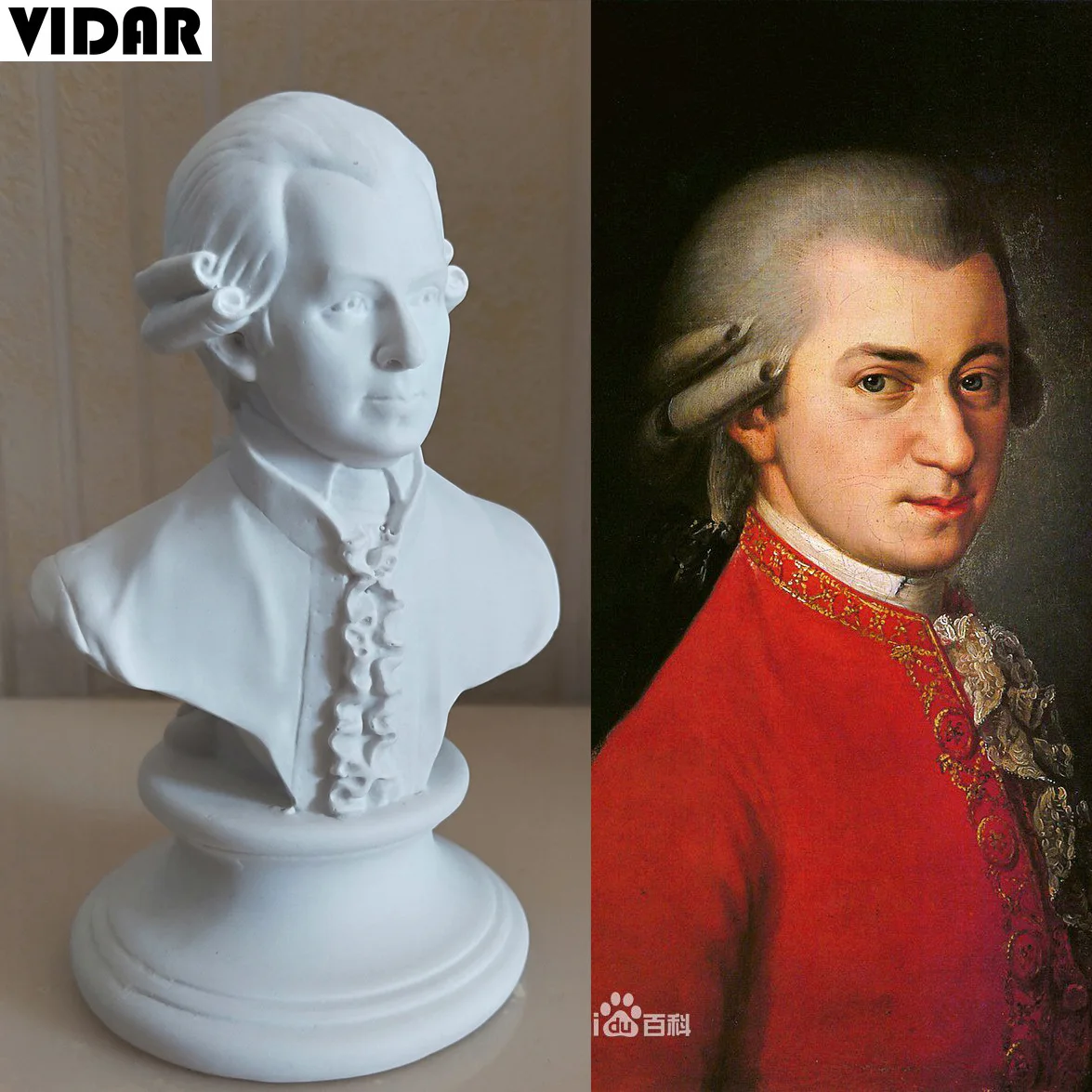 VIDAR 15 см полимерная статуя Моцарта Бетховен Аполло Меркурий Европа фигурка