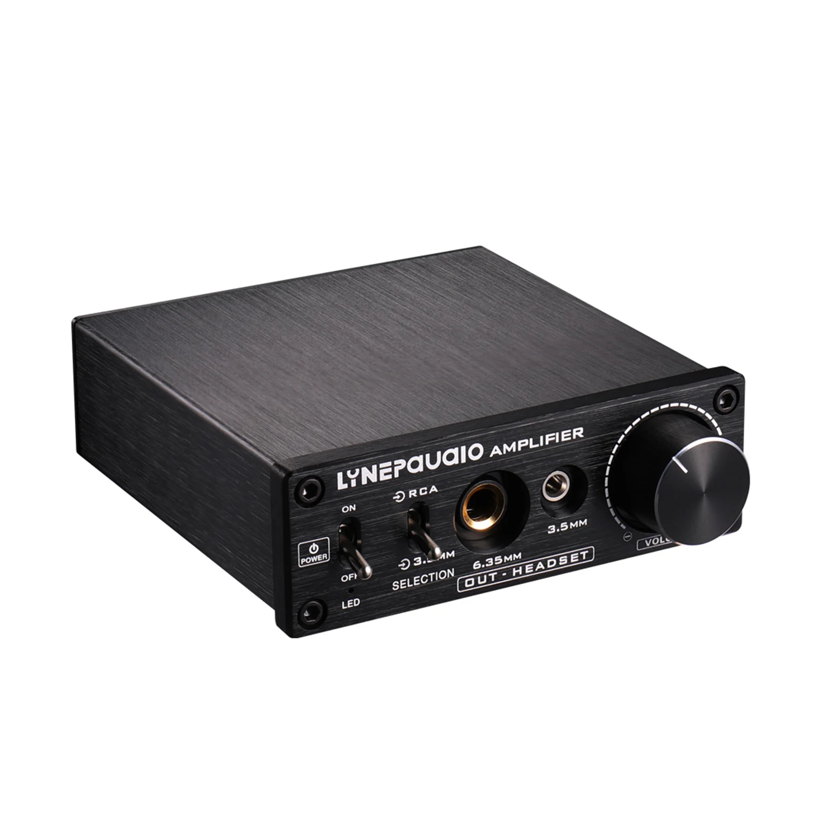 Стерео усилитель звука компактный портативный аудио ABS + металлический сигнал