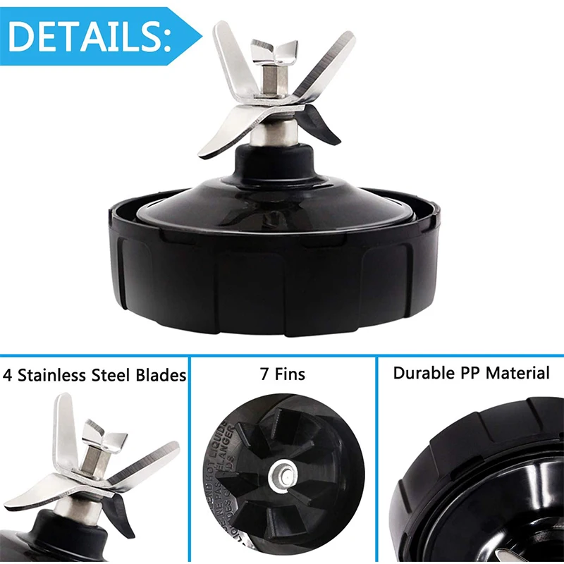 7 плавников блендер Замена нижнего лезвия для ниндзя нутри Авто IQ Pro BL480D запасные