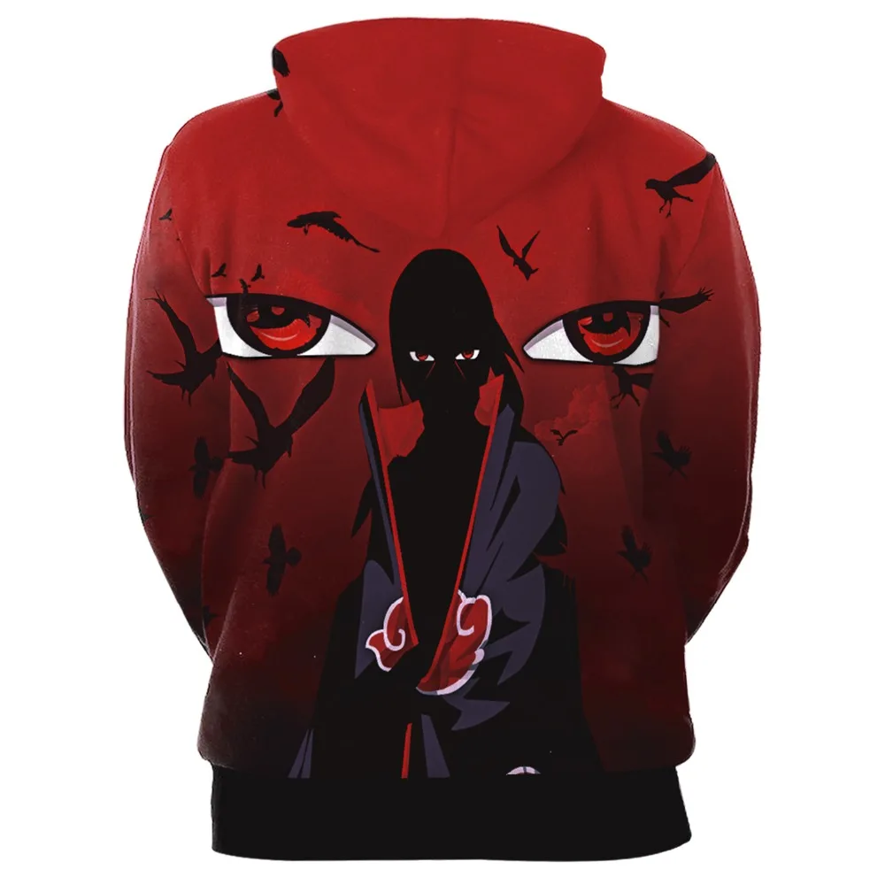 Лидер продаж толстовка с капюшоном sellingNaruto Uchiha Itachi 3D цифровой принт свитер для