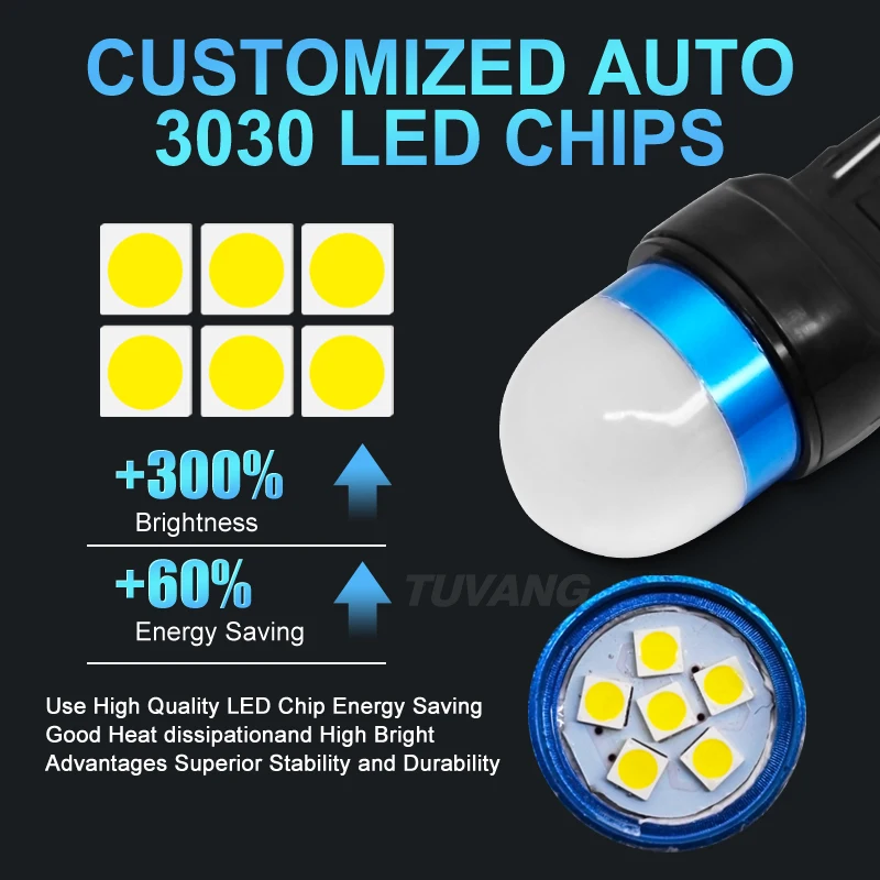2 шт. задние фонари заднего хода T20 7440 W21W 3030 LED DRL|Сигнальная лампа| |