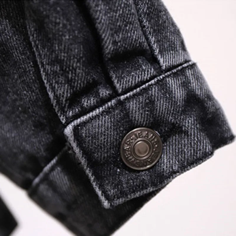 

Women Denim Jacket Plus Size Women's Clothing Fad Autumn Korean Style Embroidered Top Loose Denim Coat Ropa De Mujer Clothes