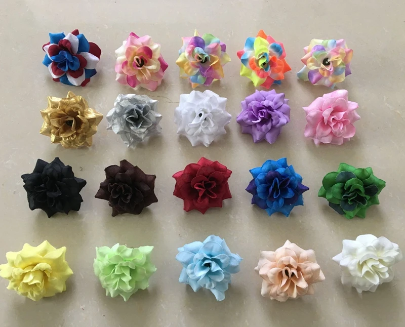 Цветные Искусственные цветы Весенняя голова розы 10 шт. Свадебные украшения