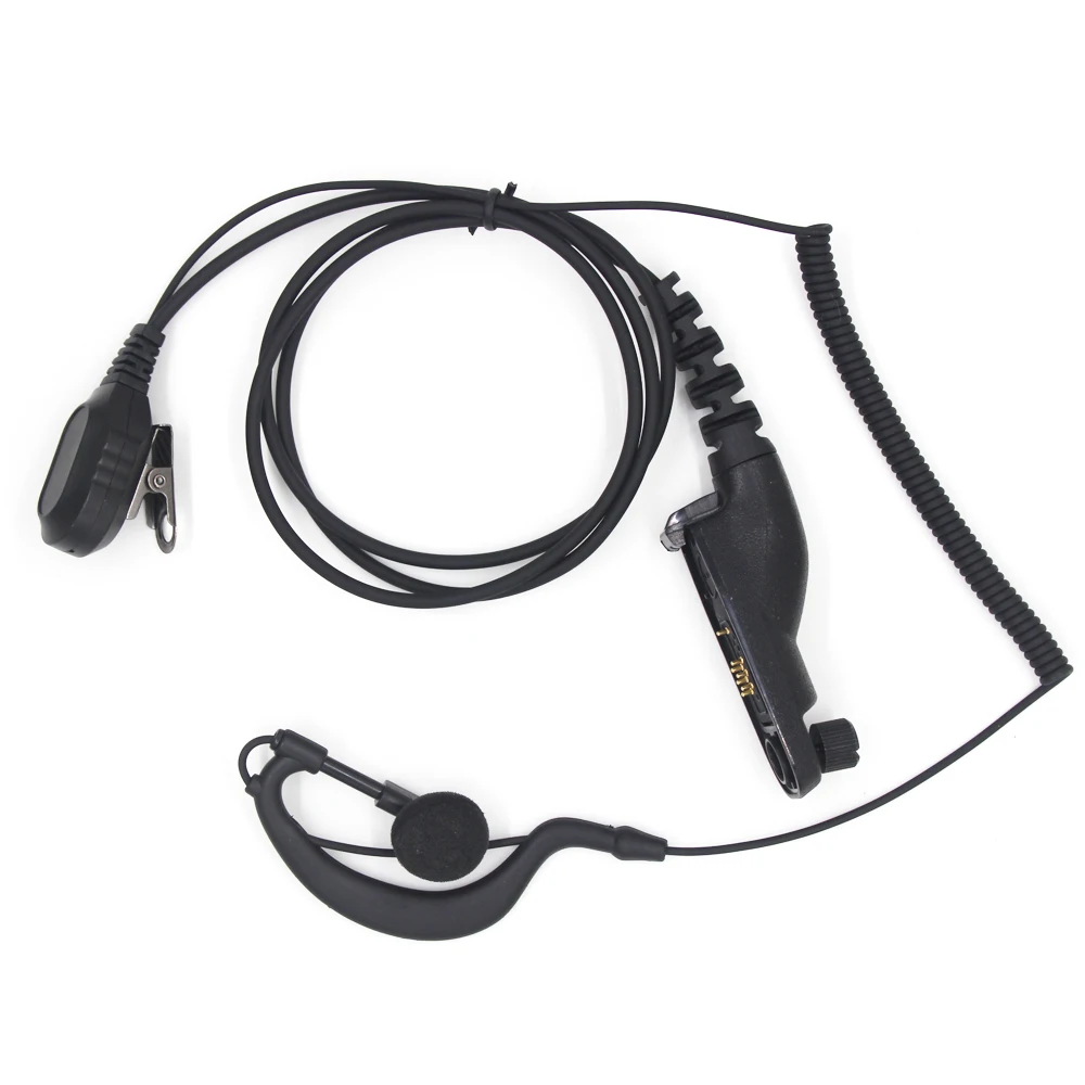 Type G PTT Headset Earpiece with MIC Microphone for Motorola XPR 6500 XPR 6300 Xir P8268 DP3400 DP3600